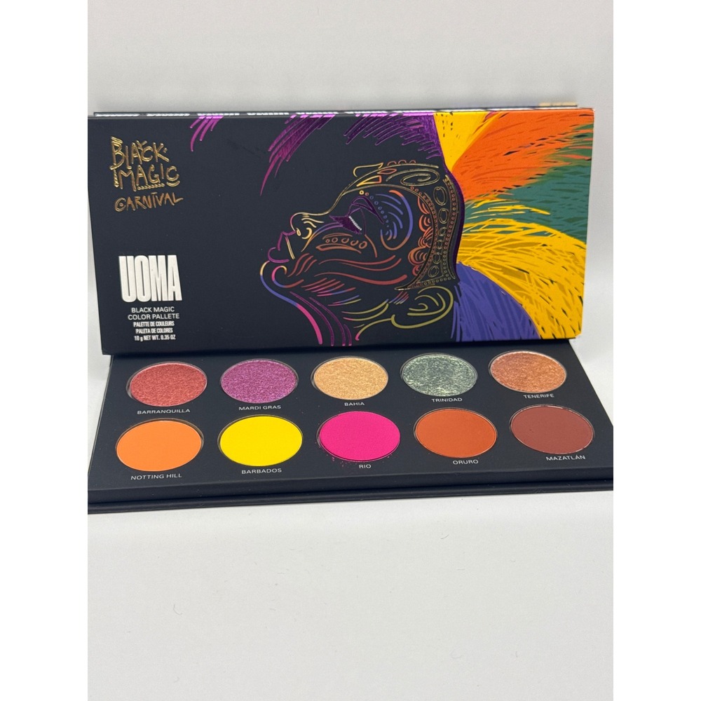 UOMA Beauty Black Magic Carnival Color Eyeshadow Palette Makeup‎ Season Me
